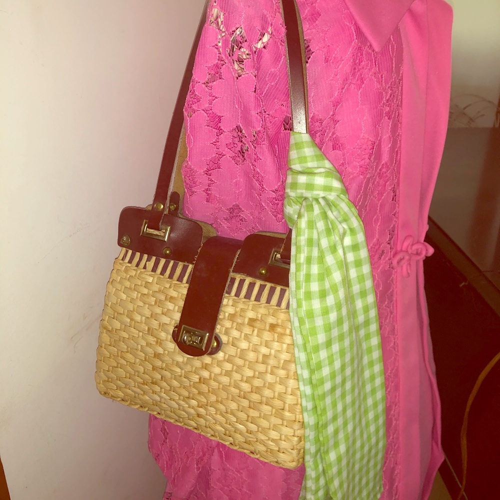 Vintage Straw Handbag